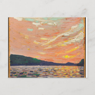Zalmkleurige Canadese wilde natuur Tom Thomson Briefkaart