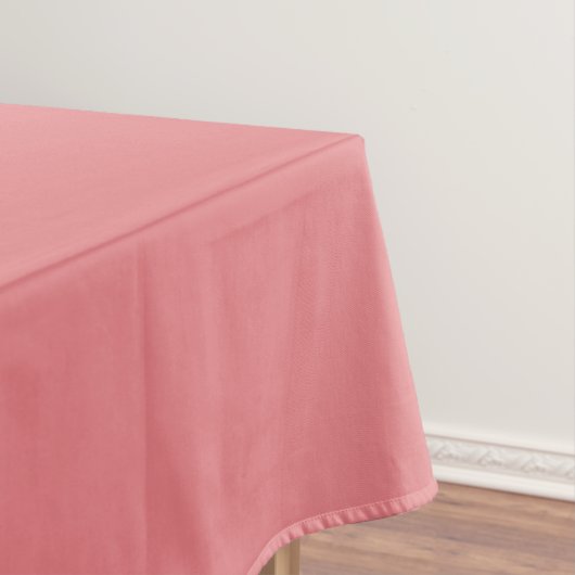 Zalmkleurige tablet tafelkleed (Voorbeeld)