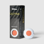Zalmkoraalkleurdecor Golfballen (Verpakking)