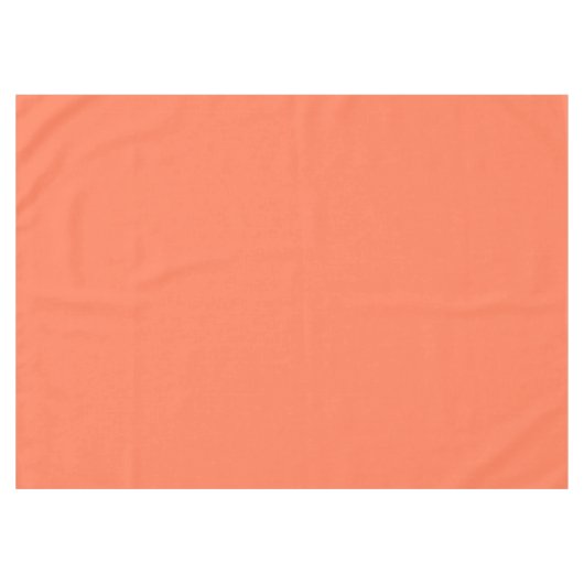 Zalmkoraalkleurdecor Tafelkleed (Voorkant (Horizontaal))