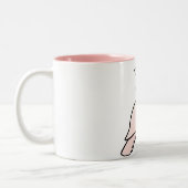 Zalmkruid Cockato Tweekleurige Koffiemok (Links)