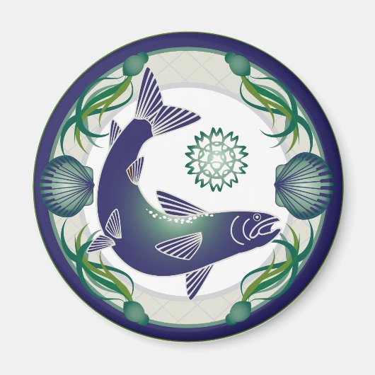 Zalmmagneet Magneet (Voorkant)