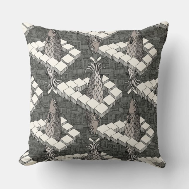 zalmmono kussen (Voorkant)