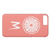 Zalmon Asian Moods Mandalla met initiaal Case-Mate iPhone Case (Achterkant (Horizontaal))