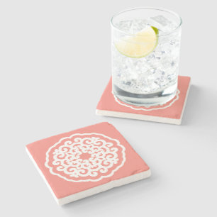 Zalmon Asian Moods Mandalla ~ small patroon Stenen Onderzetter