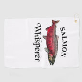 Zalmon Whisperer Light Vist Towel Golfhanddoek (Horizontaal)