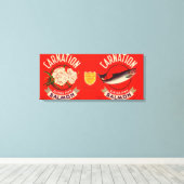 Zalmonellak voor anjers - Seattle, WA Canvas Afdruk (Insitu (Houten vloer))