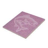 Zalmopgang Tegeltje (Zijkant)