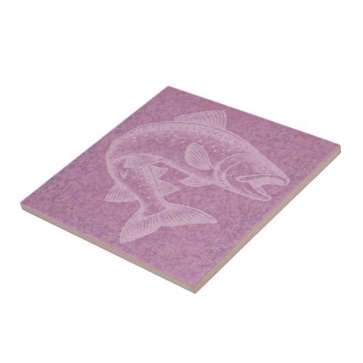 Zalmopgang Tegeltje (Zijkant)