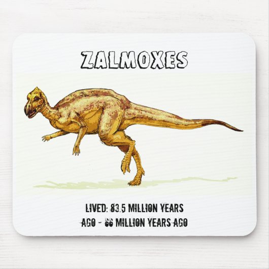 Zalmoxes Dinosaur Mousepad Muismat (Voorkant)