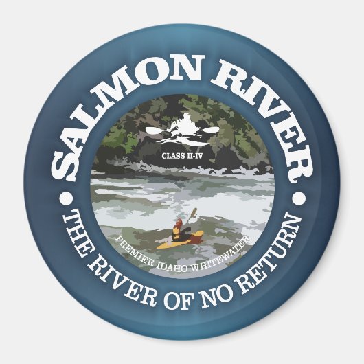 Zalmrivier (c) magneet (Voorkant)