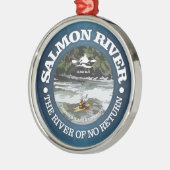 Zalmrivier (c) metalen ornament (Links)