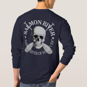 Zalmrivier (schedel) t-shirt