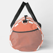 Zalmrood en wit geruit patroon plunjezak (Rechts)