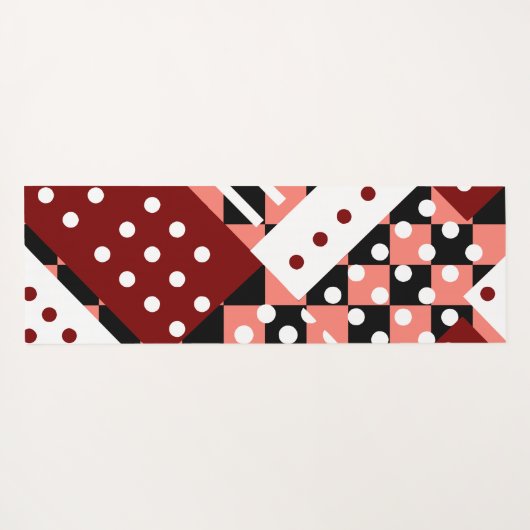 Zalmrood Yogamat (Achterkant (horizontaal))