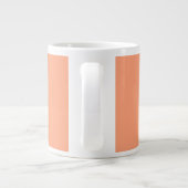  zalmroze decor grote koffiekop (Achterkant)