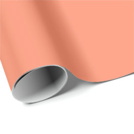 Zalmroze effen kleur | Klassiek | Elegant Cadeaupapier