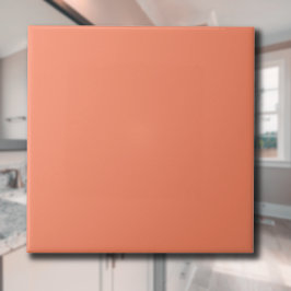 Zalmroze effen kleur | Klassiek Elegant Tegeltje