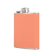 Zalmroze effen kleur | Trendy kleur Heupfles (Links)