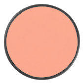 Zalmroze effen kleur | Trendy kleur Hockey Puck (Voorkant)