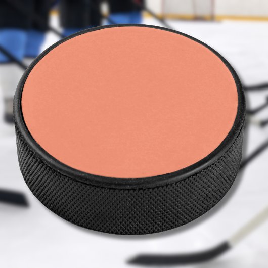 Zalmroze effen kleur | Trendy kleur Hockey Puck