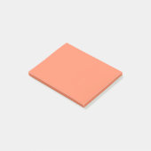 Zalmroze effen kleur | Trendy kleur Post-it® Notes (Schuin)