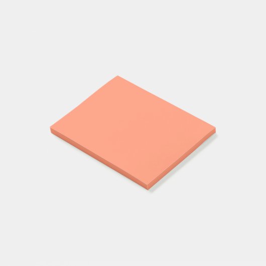 Zalmroze effen kleur | Trendy kleur Post-it® Notes (Schuin)