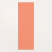 Zalmroze effen kleur | Trendy kleur Yogamat (Voorkant)