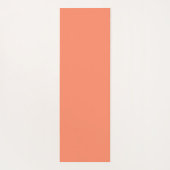 Zalmroze effen kleur | Trendy kleur Yogamat (Achterkant)