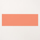 Zalmroze effen kleur | Trendy kleur Yogamat (Voorkant (horizontaal))