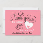 Zalmroze Valentijnsdag van leraar (Voorkant)