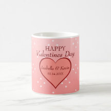 Zalmroze witte sterren