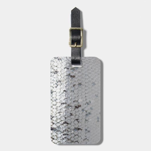 Zalmschaal Bagagelabel (Voorkant verticaal)