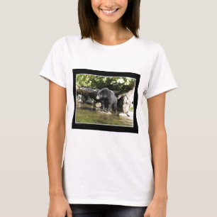 "Zalmspotting" Zwart Beer Gifts T-shirt