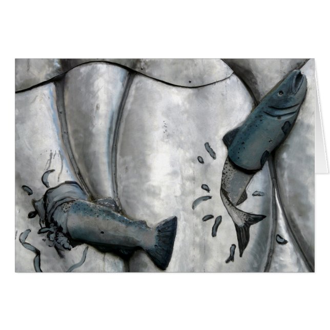 Zalmspringen (Voorkant Horizontaal)