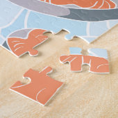 Zalmsteak Ice textuur Legpuzzel (Zijkant)