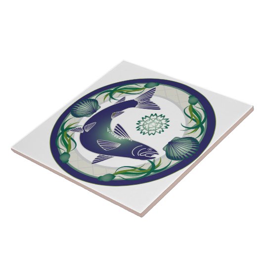 Zalmtegel Tegeltje (Zijkant)