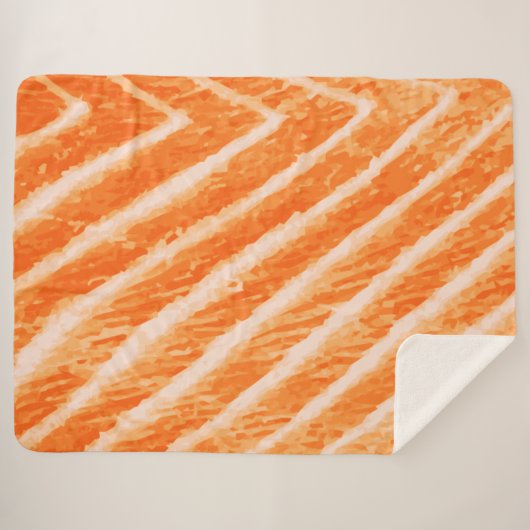 Zalmtextuur pluche deken (Voorkant (horizontaal))