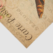 zalmtype visbloemen Franse Tissuepapier (Detail)