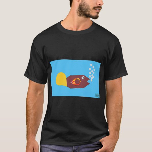 Zalmverkeersalarm T-shirt (Voorkant)