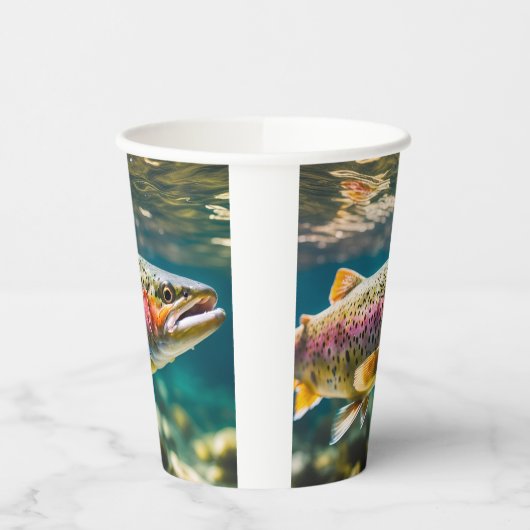 Zalmvis Papieren Bekers (Links)