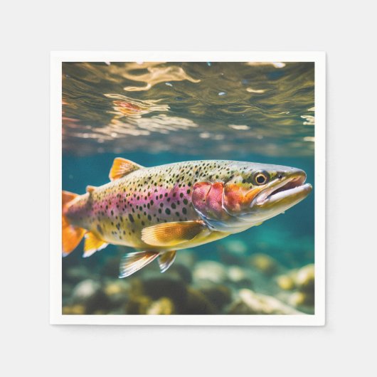 Zalmvis Servet (Voorkant)