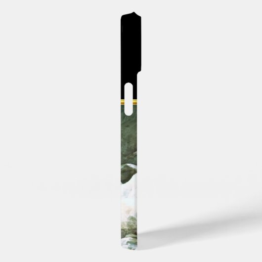 Zalmvis zwemt onder het watermonogram Case-Mate iPhone case (Achterkant / Rechts)