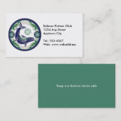 Zalmvisitekaartje Visitekaartje (Voorkant / Achterkant)