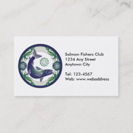 Zalmvisitekaartje Visitekaartje