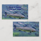 Zalmvisitekaartjes Visitekaartje (Voorkant / Achterkant)