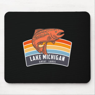 Zalmvissen in Lake Michigan Great Lakes Muismat