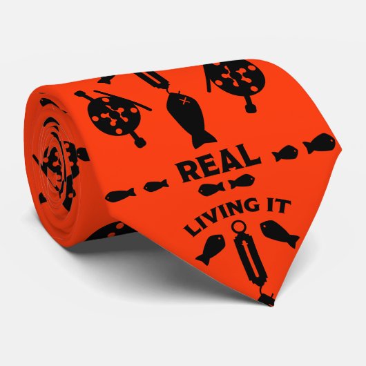 Zalmvisserij Canada Stropdas (Opgerold)