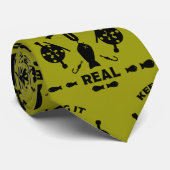 Zalmvisserij Canada Stropdas (Opgerold)