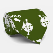 Zalmvisserij Canada Stropdas (Opgerold)